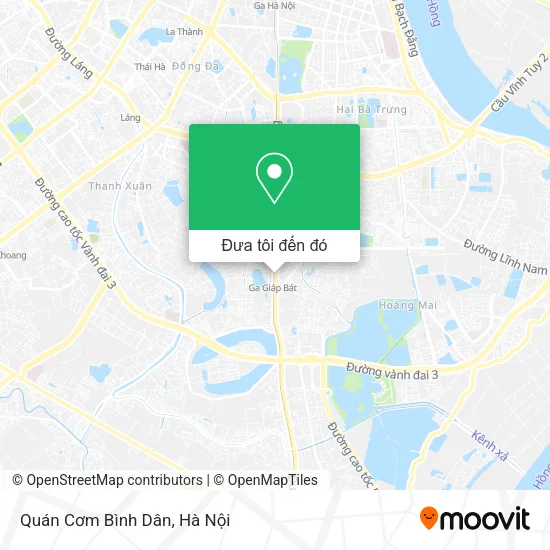Bản đồ Quán Cơm Bình Dân
