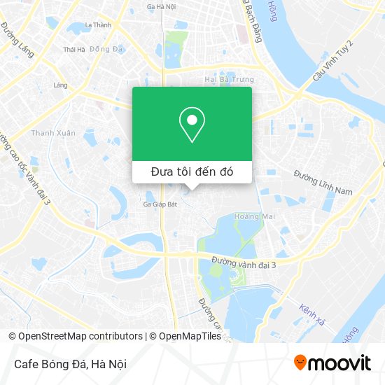 Bản đồ Cafe Bóng Đá