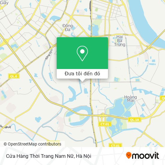 Bản đồ Cửa Hàng Thời Trang Nam Nữ