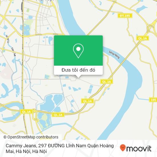 Bản đồ Cammy Jeans, 297 ĐƯỜNG Lĩnh Nam Quận Hoàng Mai, Hà Nội