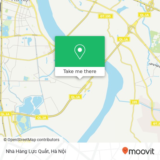 Bản đồ Nhà Hàng Lực Quắt, PHỐ Nam Dư Quận Hoàng Mai, Hà Nội