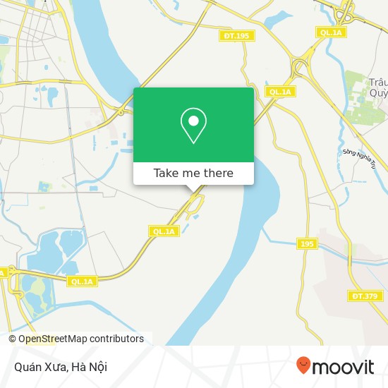 Bản đồ Quán Xưa, 1A Quận Hoàng Mai, Hà Nội