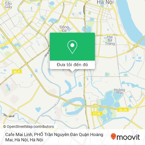 Bản đồ Cafe Mai Linh, PHỐ Trần Nguyên Đán Quận Hoàng Mai, Hà Nội