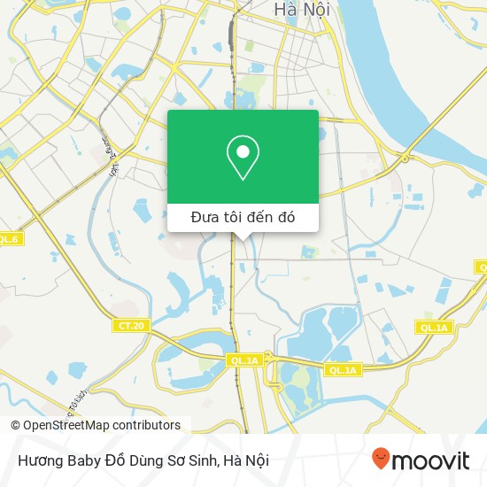 Bản đồ Hương Baby Đồ Dùng Sơ Sinh, 115 ĐƯỜNG Giáp Bát Quận Hoàng Mai, Hà Nội