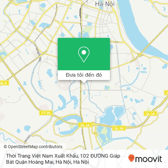 Bản đồ Thời Trang Việt Nam Xuất Khẩu, 102 ĐƯỜNG Giáp Bát Quận Hoàng Mai, Hà Nội