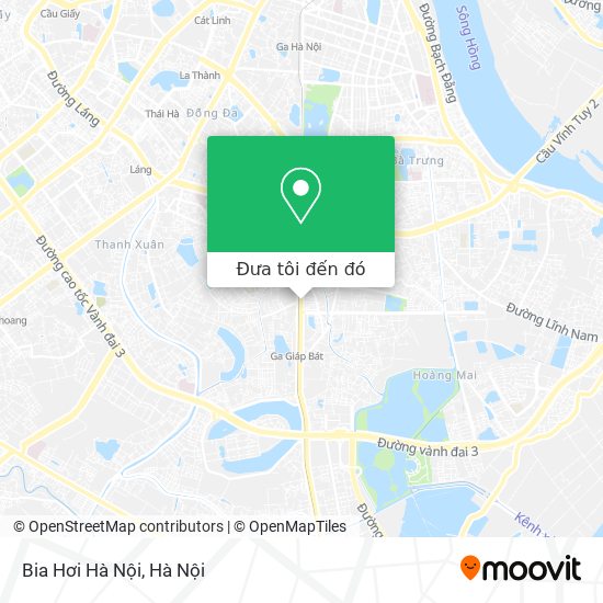 Bản đồ Bia Hơi Hà Nội