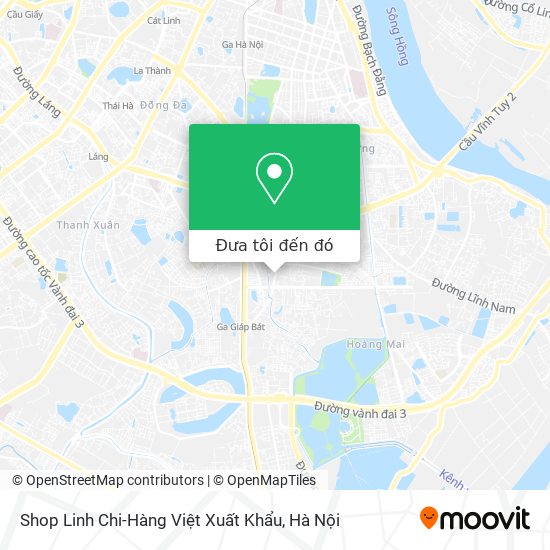 Bản đồ Shop Linh Chi-Hàng Việt Xuất Khẩu