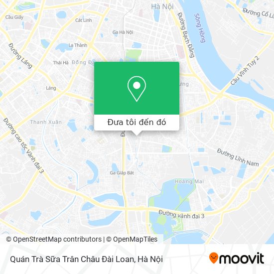 Bản đồ Quán Trà Sữa Trân Châu Đài Loan