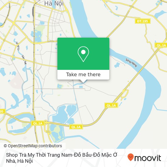 Bản đồ Shop Trà My Thời Trang Nam-Đồ Bầu-Đồ Mặc Ở Nhà, 119 ĐƯỜNG Lĩnh Nam Quận Hoàng Mai, Hà Nội
