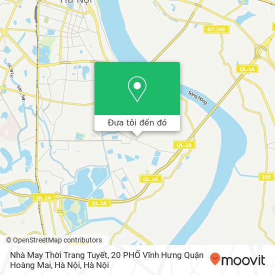 Bản đồ Nhà May Thời Trang Tuyết, 20 PHỐ Vĩnh Hưng Quận Hoàng Mai, Hà Nội