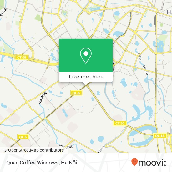 Bản đồ Quán Coffee Windows, ĐƯỜNG Nguyễn Trãi Quận Thanh Xuân, Hà Nội
