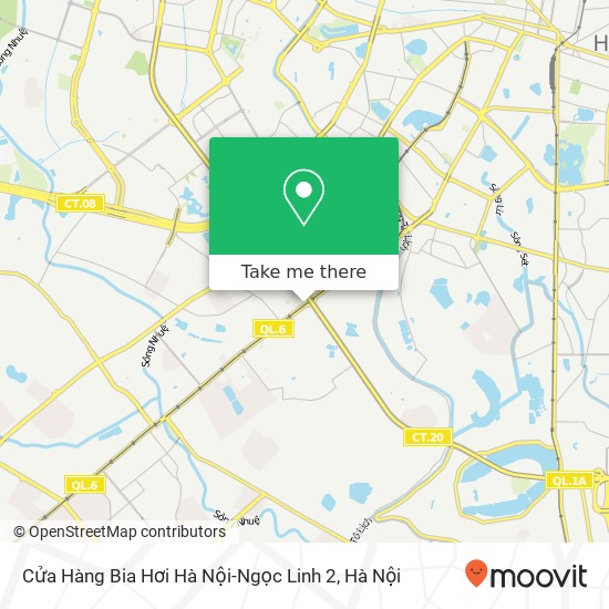 Bản đồ Cửa Hàng Bia Hơi Hà Nội-Ngọc Linh 2, ĐƯỜNG Nguyễn Trãi Quận Thanh Xuân, Hà Nội