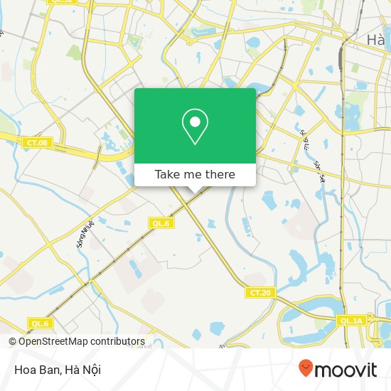 Bản đồ Hoa Ban, 382 ĐƯỜNG Nguyễn Trãi Quận Thanh Xuân, Hà Nội