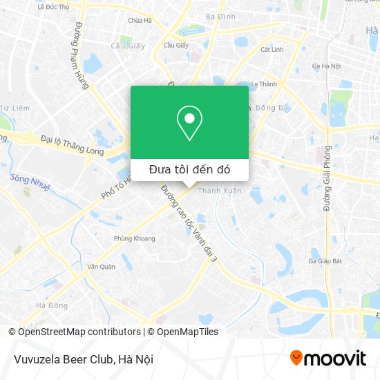 Bản đồ Vuvuzela Beer Club