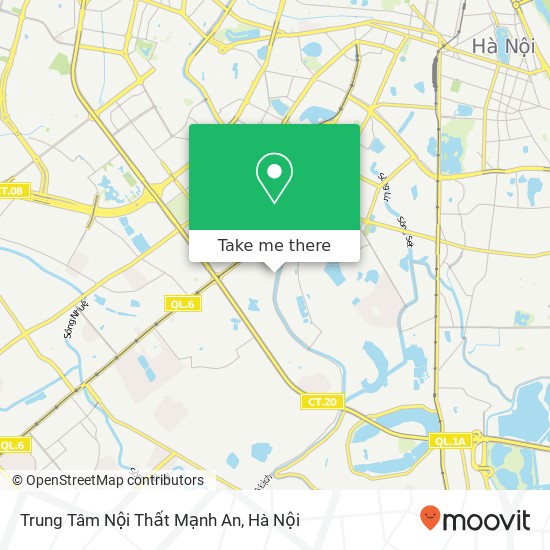 Bản đồ Trung Tâm Nội Thất Mạnh An, ĐƯỜNG Khương Đình Quận Thanh Xuân, Hà Nội