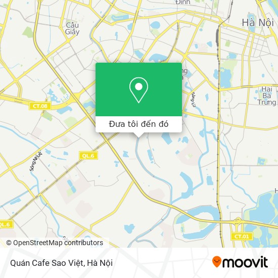 Bản đồ Quán Cafe Sao Việt