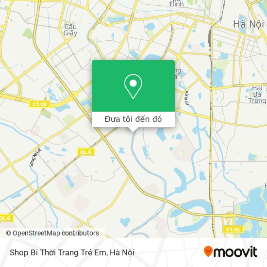 Bản đồ Shop Bi Thời Trang Trẻ Em