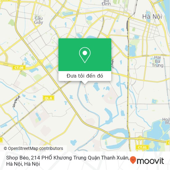 Bản đồ Shop Béo, 214 PHỐ Khương Trung Quận Thanh Xuân, Hà Nội