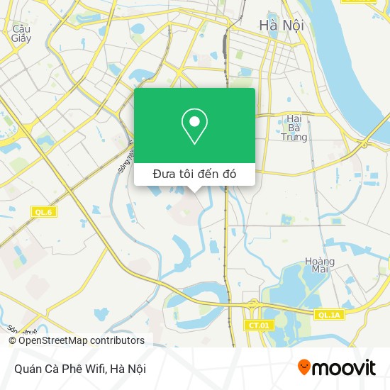 Bản đồ Quán Cà Phê Wifi