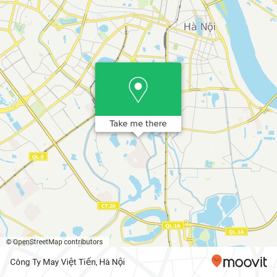 Bản đồ Công Ty May Việt Tiến, NGÕ 210A Lê Trọng Tấn Quận Thanh Xuân, Hà Nội