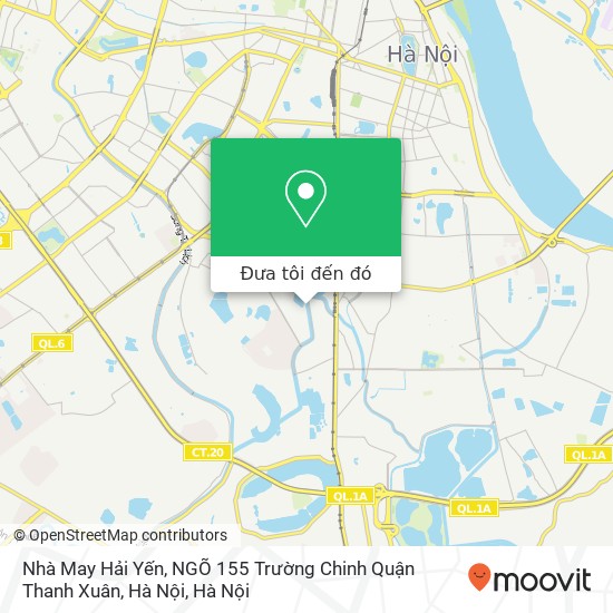 Bản đồ Nhà May Hải Yến, NGÕ 155 Trường Chinh Quận Thanh Xuân, Hà Nội
