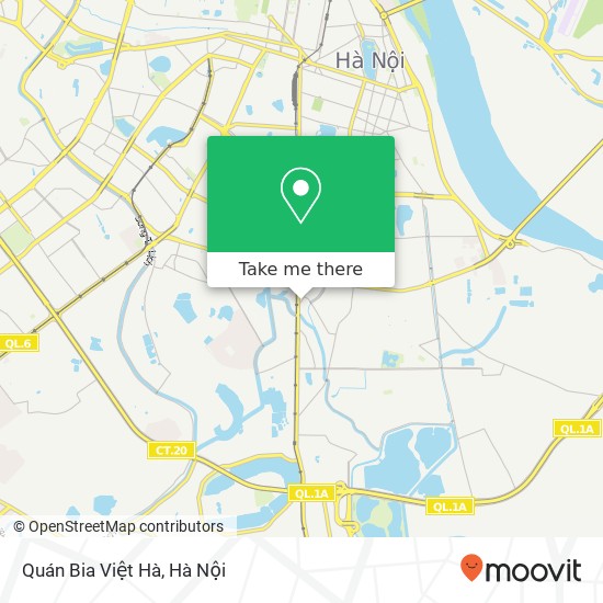 Bản đồ Quán Bia Việt Hà, 300 PHỐ Vọng Quận Thanh Xuân, Hà Nội