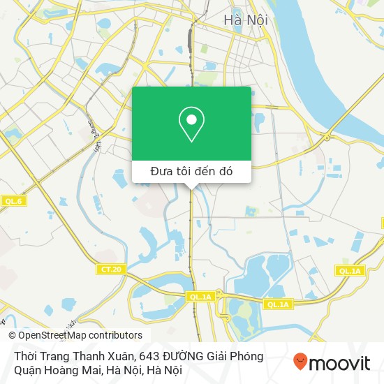 Bản đồ Thời Trang Thanh Xuân, 643 ĐƯỜNG Giải Phóng Quận Hoàng Mai, Hà Nội