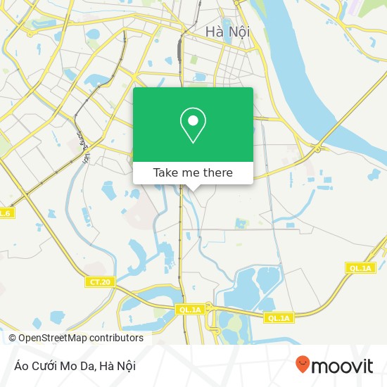 Bản đồ Áo Cưới Mo Da, 132 PHỐ Nguyễn An Ninh Quận Hoàng Mai, Hà Nội