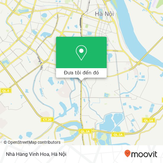 Bản đồ Nhà Hàng Vinh Hoa, 523 ĐƯỜNG Giải Phóng Quận Hai Bà Trưng, Hà Nội