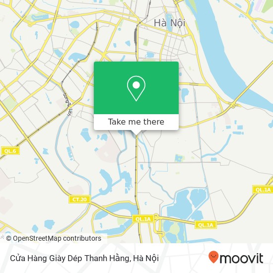 Bản đồ Cửa Hàng Giày Dép Thanh Hằng, 246 ĐƯỜNG Giải Phóng Quận Hai Bà Trưng, Hà Nội