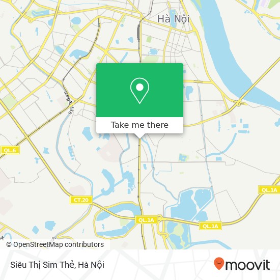 Bản đồ Siêu Thị Sim Thẻ, 575 ĐƯỜNG Giải Phóng Quận Hoàng Mai, Hà Nội