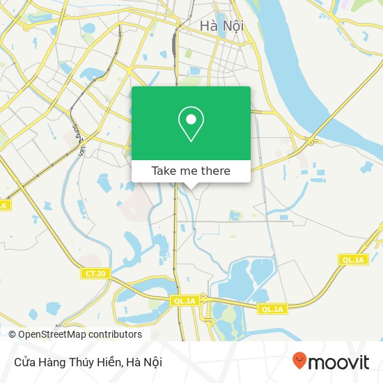 Bản đồ Cửa Hàng Thúy Hiền, PHỐ Nguyễn An Ninh Quận Hoàng Mai, Hà Nội