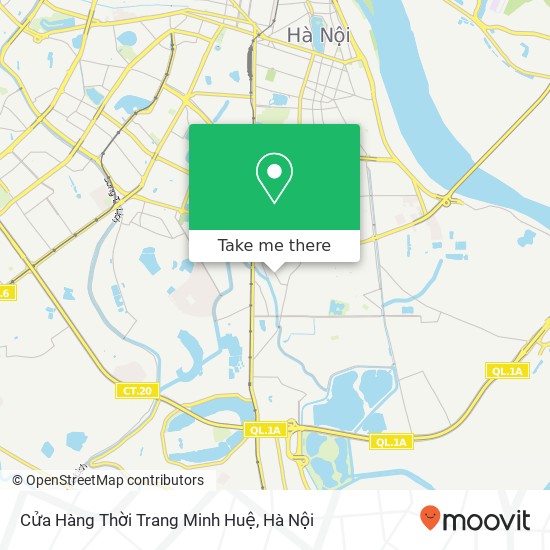 Bản đồ Cửa Hàng Thời Trang Minh Huệ, PHỐ Nguyễn An Ninh Quận Hoàng Mai, Hà Nội