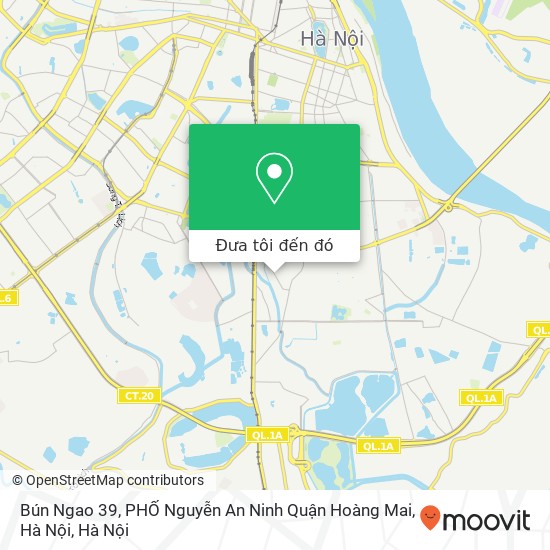 Bản đồ Bún Ngao 39, PHỐ Nguyễn An Ninh Quận Hoàng Mai, Hà Nội