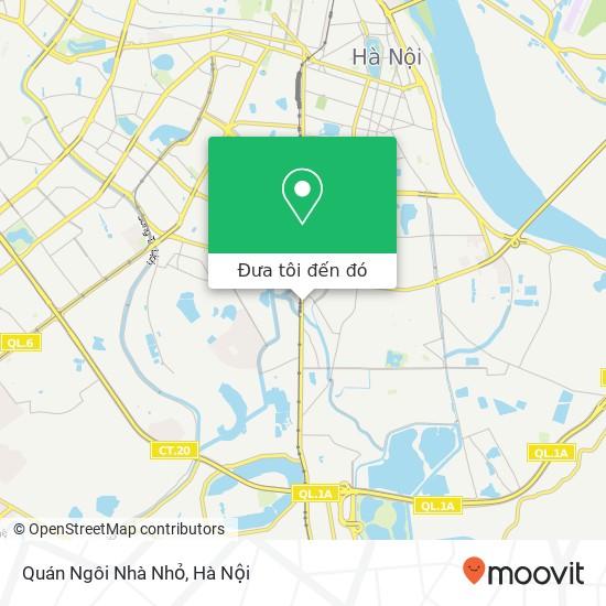 Bản đồ Quán Ngôi Nhà Nhỏ, ĐƯỜNG Giải Phóng Quận Thanh Xuân, Hà Nội