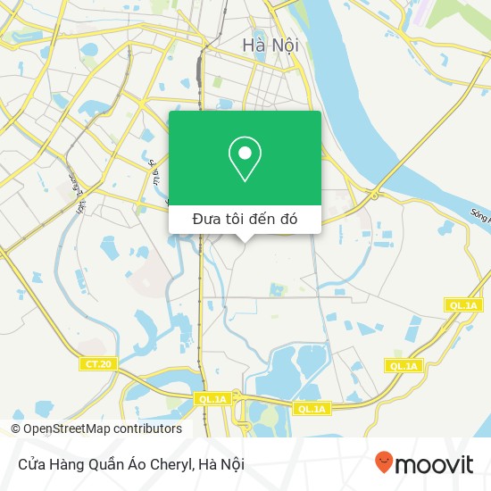 Bản đồ Cửa Hàng Quần Áo Cheryl, 95 PHỐ Trương Định Quận Hai Bà Trưng, Hà Nội