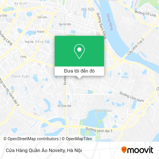 Bản đồ Cửa Hàng Quần Áo Novelty