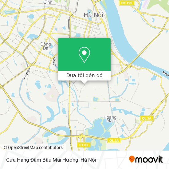 Bản đồ Cửa Hàng Đầm Bầu Mai Hương