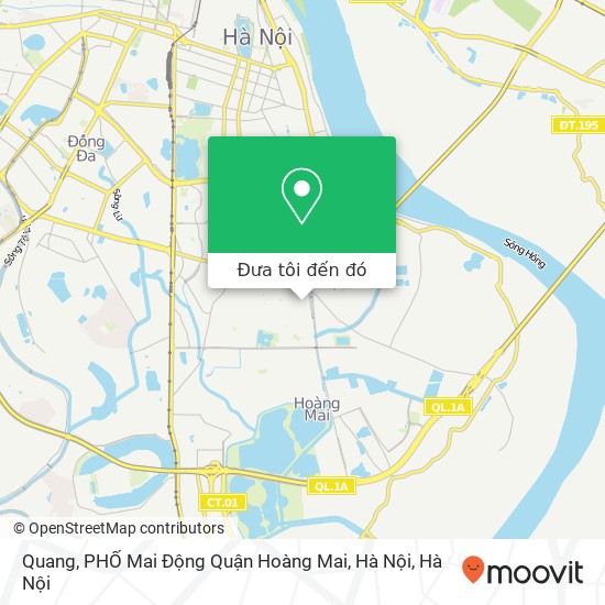 Bản đồ Quang, PHỐ Mai Động Quận Hoàng Mai, Hà Nội