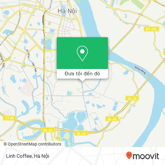 Bản đồ Linh Coffee, 185 ĐƯỜNG Tam Trinh Quận Hoàng Mai, Hà Nội