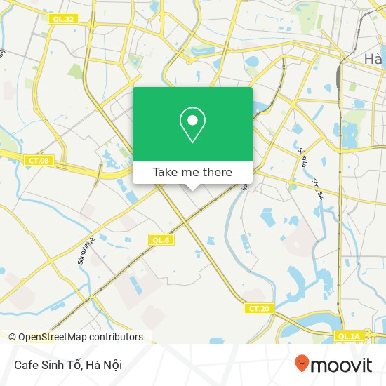 Bản đồ Cafe Sinh Tố, 27 ĐƯỜNG Nguyễn Huy Tưởng Quận Thanh Xuân, Hà Nội