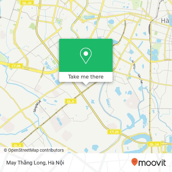Bản đồ May Thăng Long, 47 ĐƯỜNG Nguyễn Tuân Quận Thanh Xuân, Hà Nội