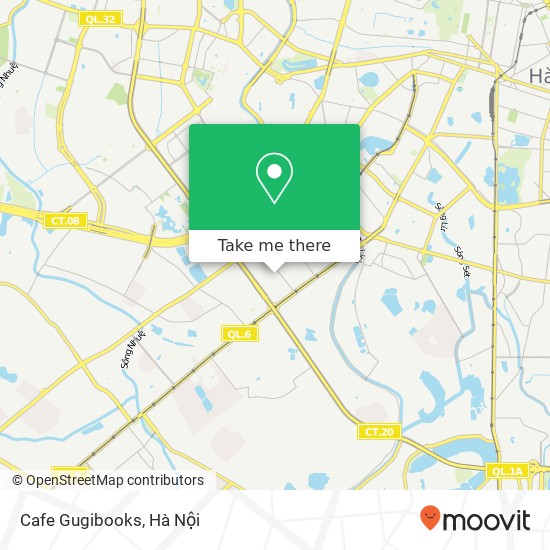 Bản đồ Cafe Gugibooks, 208 ĐƯỜNG Nguyễn Huy Tưởng Quận Thanh Xuân, Hà Nội