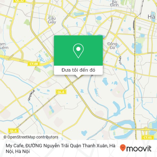 Bản đồ My Cafe, ĐƯỜNG Nguyễn Trãi Quận Thanh Xuân, Hà Nội
