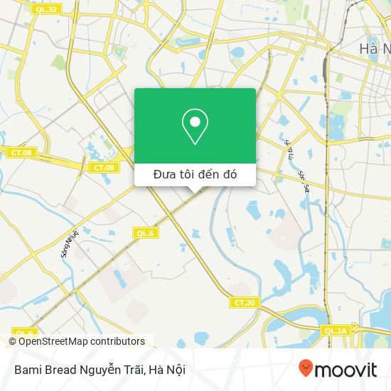 Bản đồ Bami Bread Nguyễn Trãi, Quận Thanh Xuân, Hà Nội