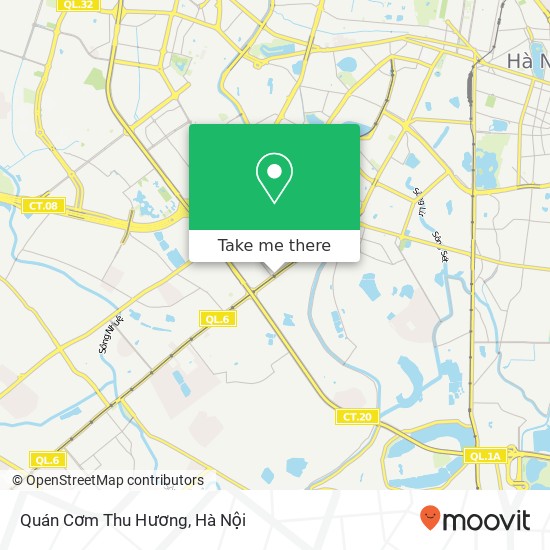 Bản đồ Quán Cơm Thu Hương, ĐƯỜNG Nguyễn Trãi Quận Thanh Xuân, Hà Nội
