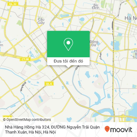 Bản đồ Nhà Hàng Hồng Hà 324, ĐƯỜNG Nguyễn Trãi Quận Thanh Xuân, Hà Nội