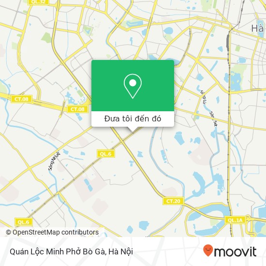 Bản đồ Quán Lộc Minh Phở Bò Gà, ĐƯỜNG Nguyễn Trãi Quận Thanh Xuân, Hà Nội