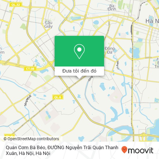 Bản đồ Quán Cơm Bà Béo, ĐƯỜNG Nguyễn Trãi Quận Thanh Xuân, Hà Nội