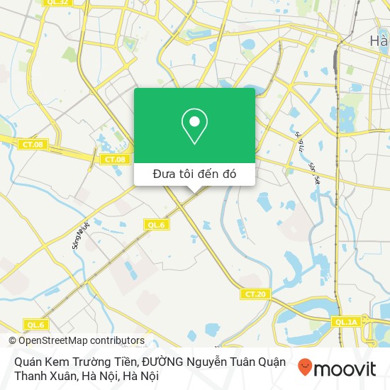 Bản đồ Quán Kem Trường Tiền, ĐƯỜNG Nguyễn Tuân Quận Thanh Xuân, Hà Nội